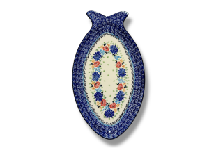 E18 Bunzlau groot Visbord 35x20cm 3264X